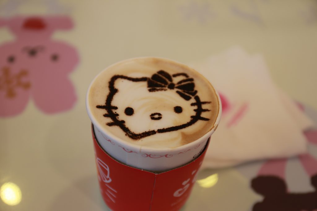 Hello Kitty Coffee at Incheon Airport