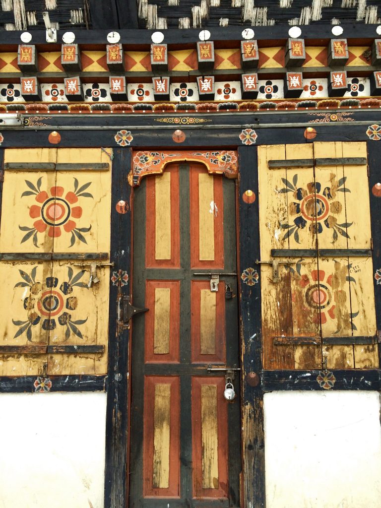 A door of Thimphu