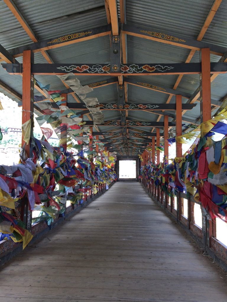 Prayer Flags Bridge Thimphu