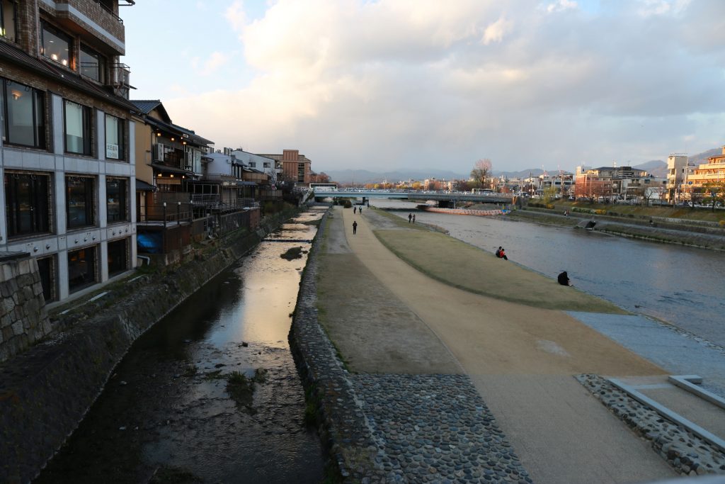 Kamogawa River Kyoto