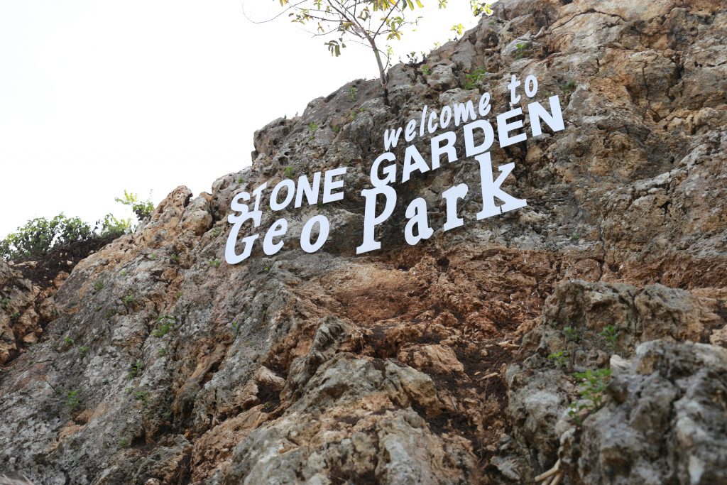 Stone Garden Front Gate