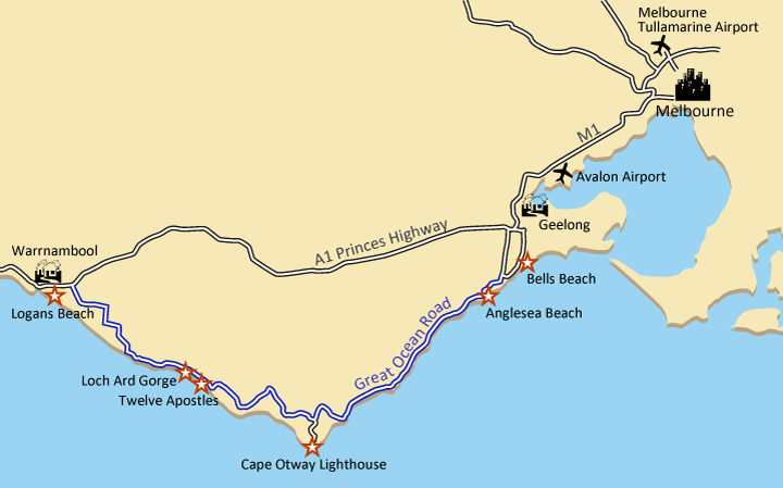 Great-Ocean-Road-Map