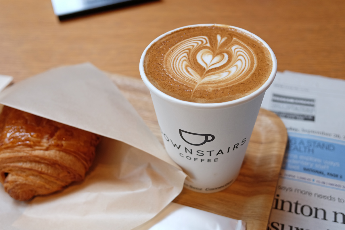 Best Caffe Latte in Tokyo: Downstairs Nogizaka/Roppongi